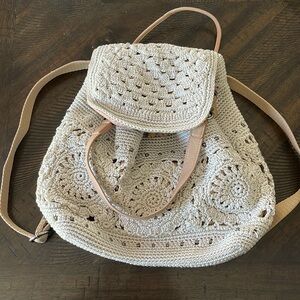 The Sak Sayukita Crochet Backpack Bag